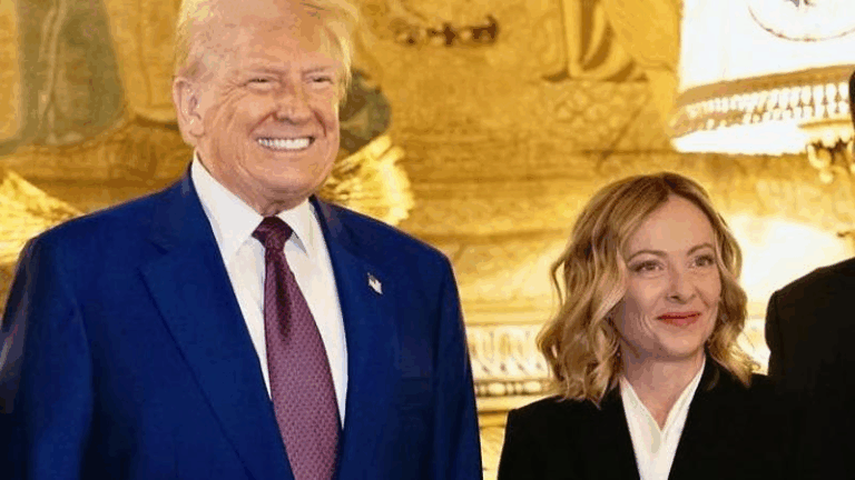 Donald Trump e Giorgia Meloni, simbolo dei rapporti Italia-USA nel contesto geopolitico attuale