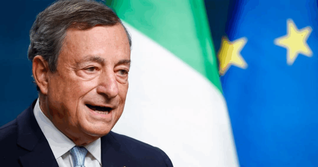 Mario Draghi parla della difesa europea a rischio per il cambio di rotta nella politica estera USA