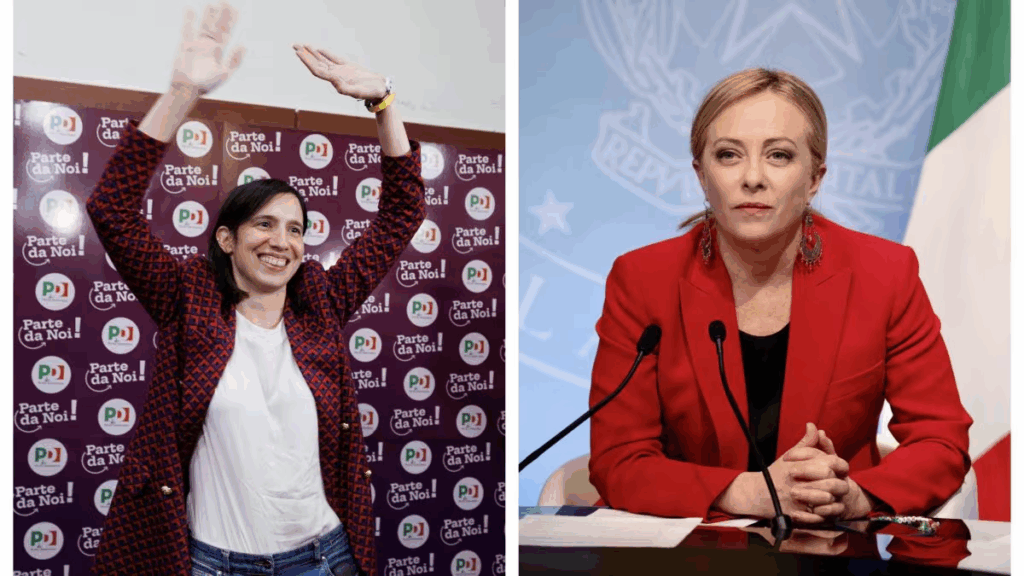 Elly Schlein e Giorgia Meloni a confronto sulle politiche per l’Ucraina e il ruolo dell’Italia nel contesto europeo.