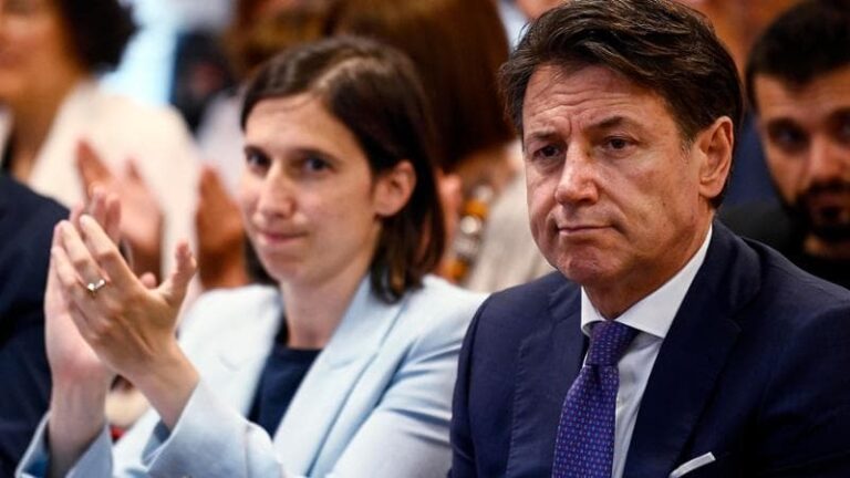 Elly Schlein e Giuseppe Conte in primo piano: alleanze difficili e il rischio populista nel futuro del Partito Democratico