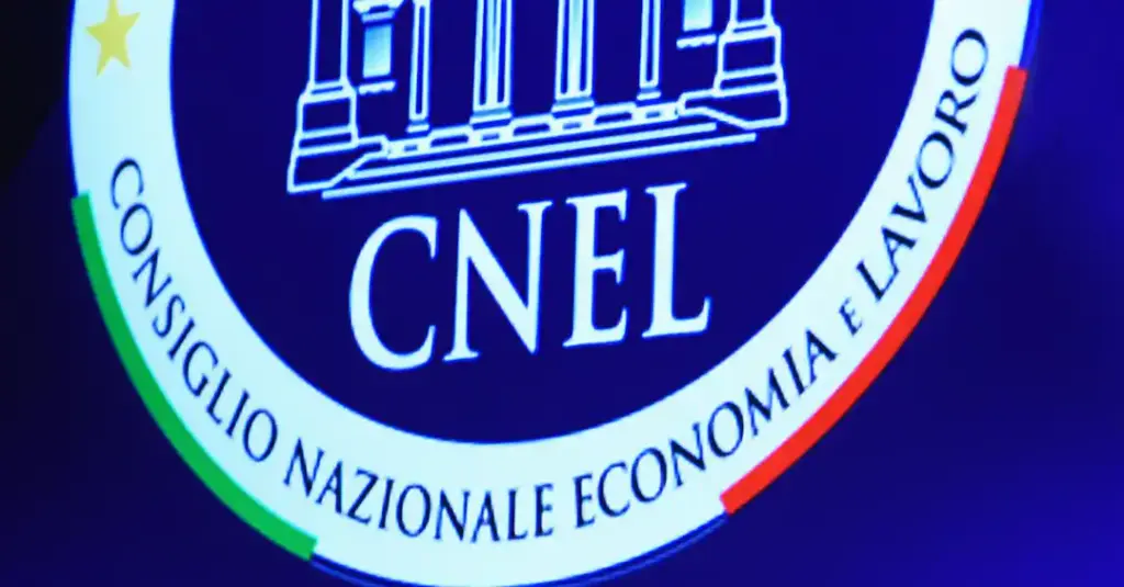 Logo del CNEL, Consiglio Nazionale dell’Economia e del Lavoro, organismo di analisi del mercato del lavoro italiano