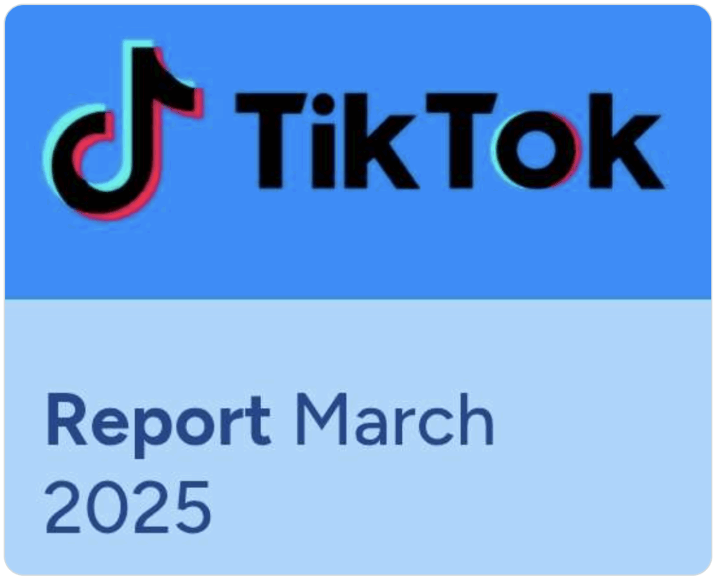 report tiktok marzo 2025