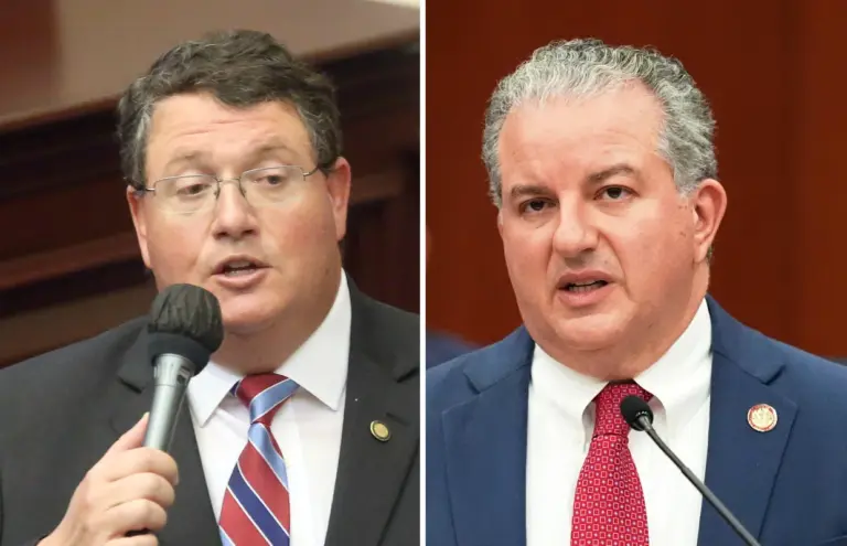 Candidati in Florida parlano durante la campagna elettorale